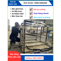 Bàn thao tác Inox 304 dày 1.2mm theo yêu cầu