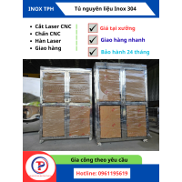 Tủ nguyên liệu Inox 304
