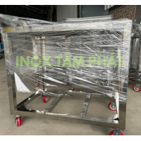 Gia Công Xe Đẩy Inox 304 Tải Trọng 500Kg Tại Bắc Giang, Bắc Ninh