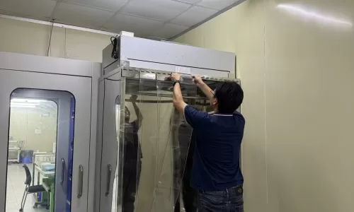 Bàn Giao Tủ Đồ Phòng Sạch Tích Hợp FFU Tại KCN Bá Thiện