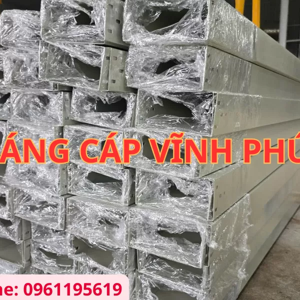 Máng cáp điện 200x100x1.0mm sơn tĩnh điện