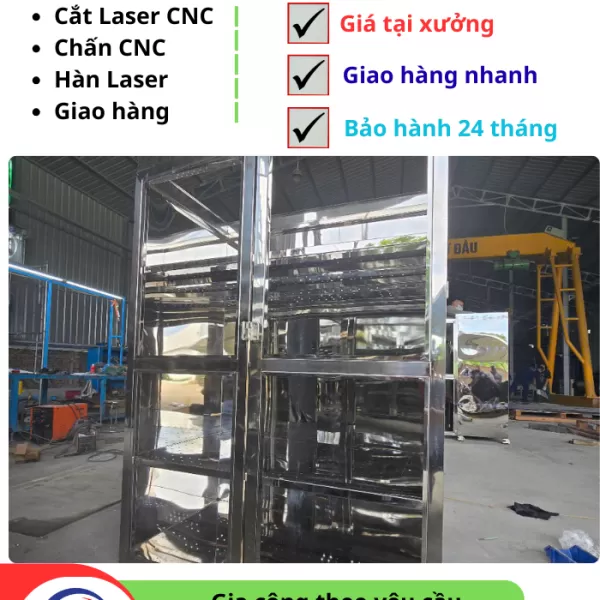 Tủ Đồ Phòng Sạch Tích Hợp FFU Inox 304 Cao Cấp
