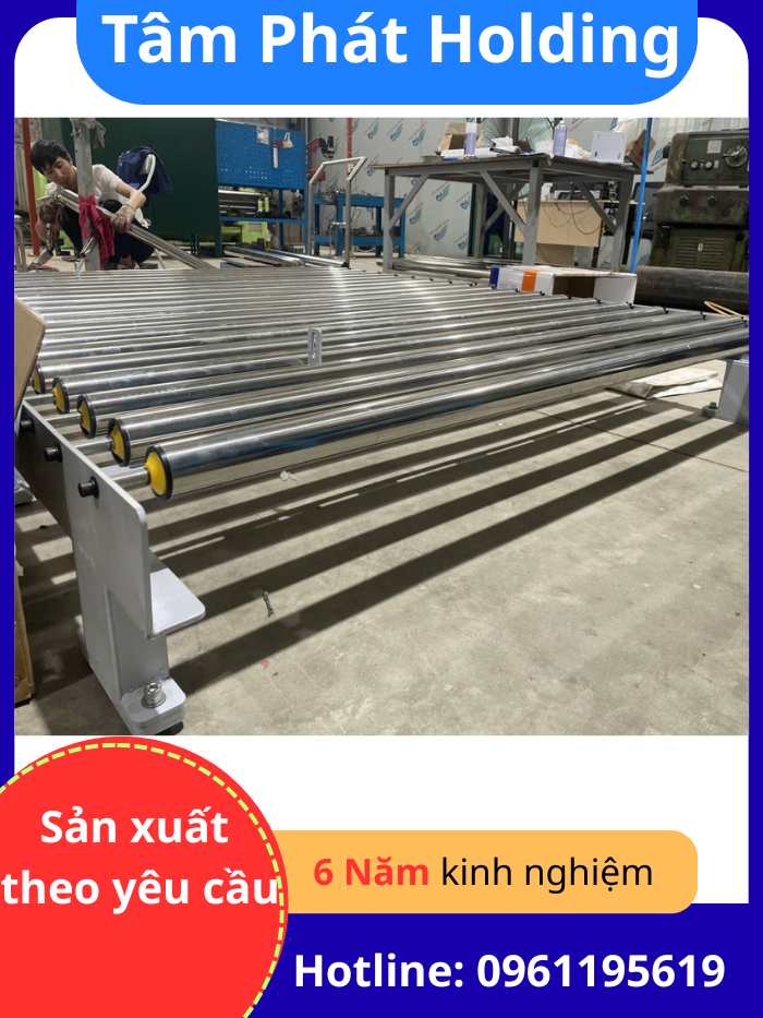 Băng Tải Con Lăn Inox 304