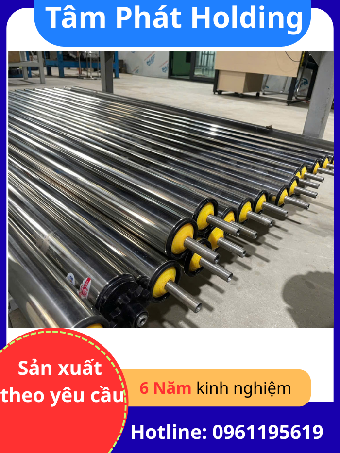 Băng Tải Con Lăn Inox 304