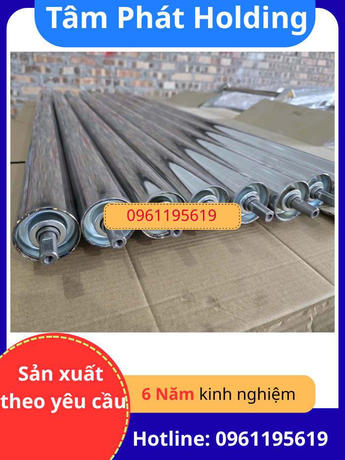 Gia công con lăn inox theo yêu cầu tại Phú Thọ