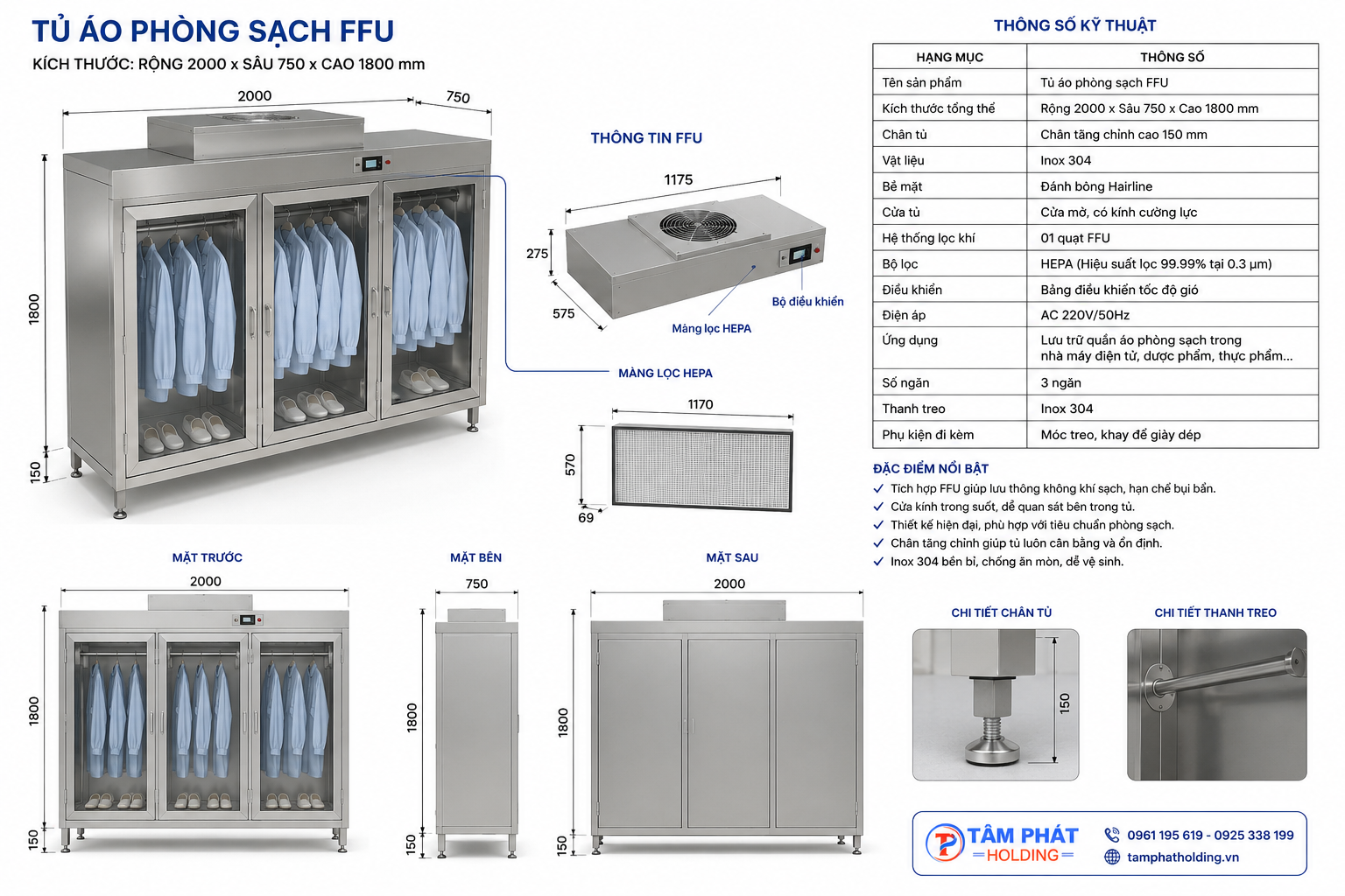INOX PHÒNG SẠCH