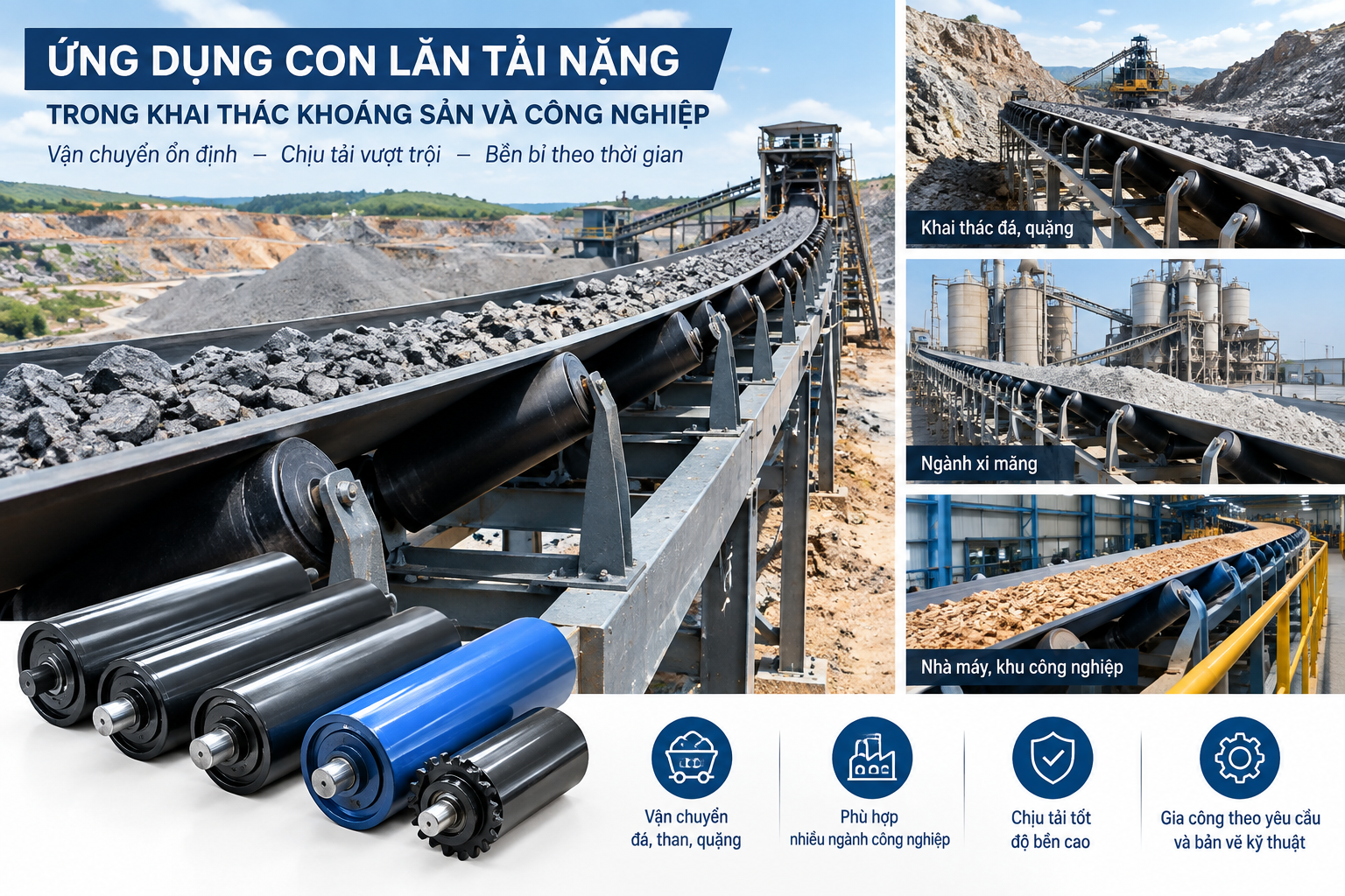 Con lăn tải nặng