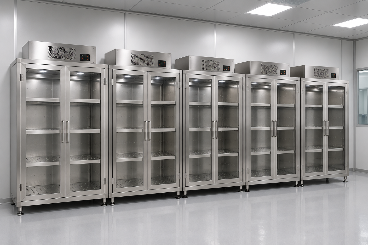 Bàn Giao Tủ Đồ Phòng Sạch Tích Hợp FFU Tại KCN Bá Thiện