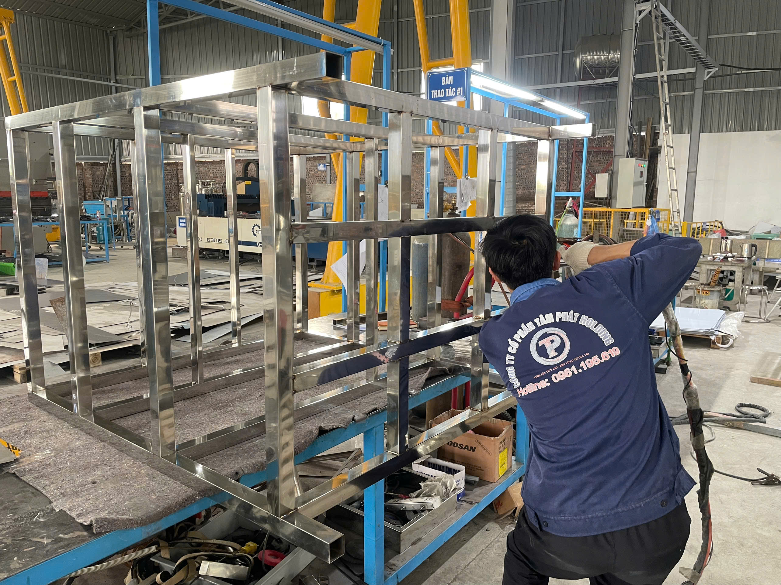 Năng Lực Sản Xuất Inox Công Nghiệp Của Tâm Phát Holding
