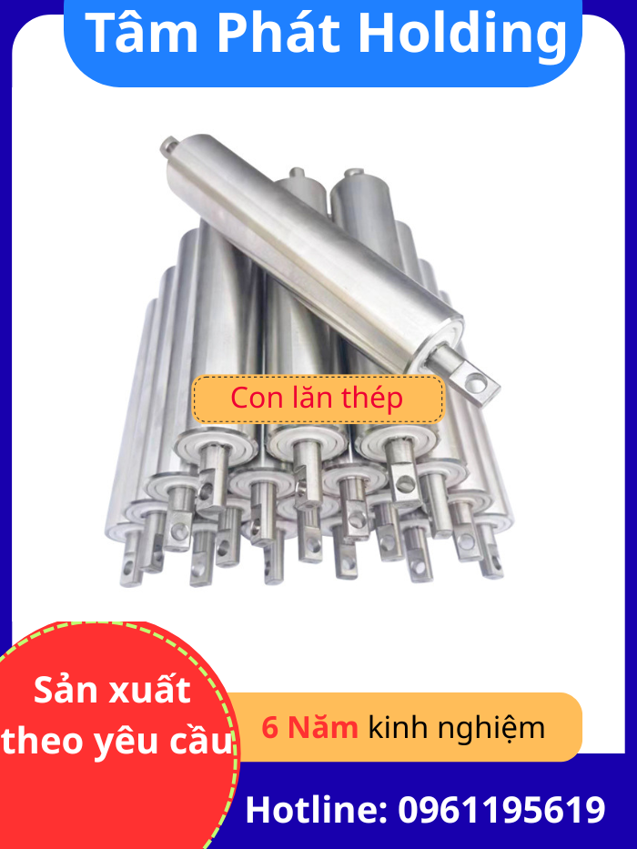 Con lăn inox dây chuyền gạch Vĩnh Phúc | Phú Thọ