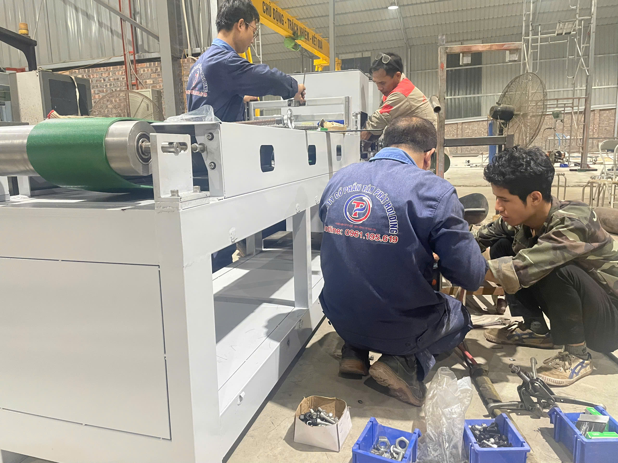 Gia Công Rulo Băng Tải | Rulo băng tải Tâm Phát Vĩnh Phúc