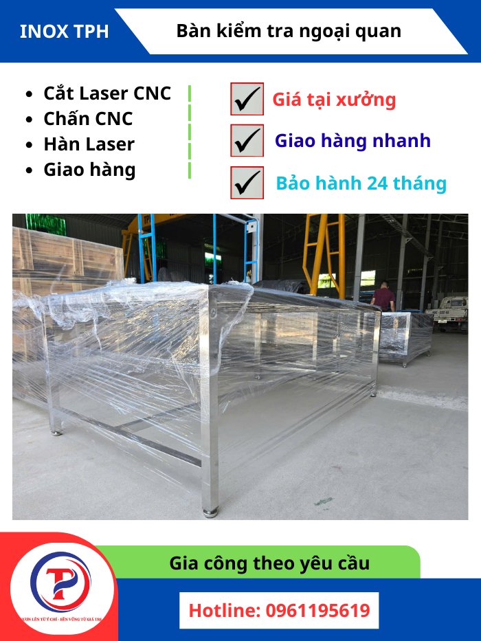Bàn Ngoại Quan Inox Tại Vĩnh Phúc, Phú Thọ | Gia Công Theo Yêu Cầu