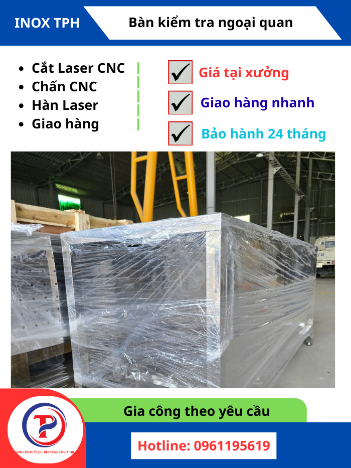 Bàn Ngoại Quan Inox Tại Vĩnh Phúc, Phú Thọ | Gia Công Theo Yêu Cầu
