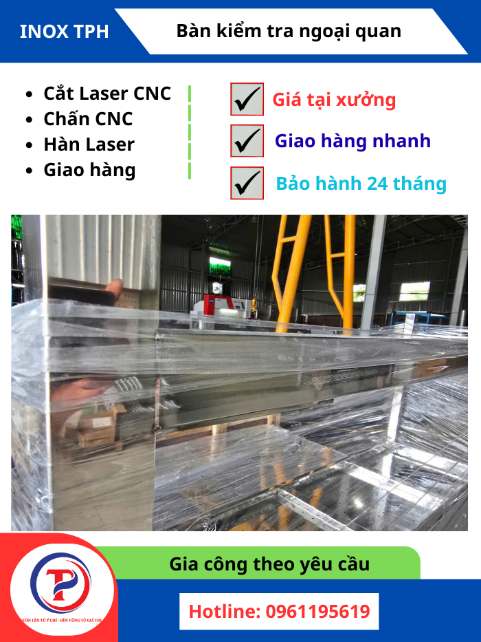 Bàn Ngoại Quan Inox Tại Vĩnh Phúc, Phú Thọ | Gia Công Theo Yêu Cầu