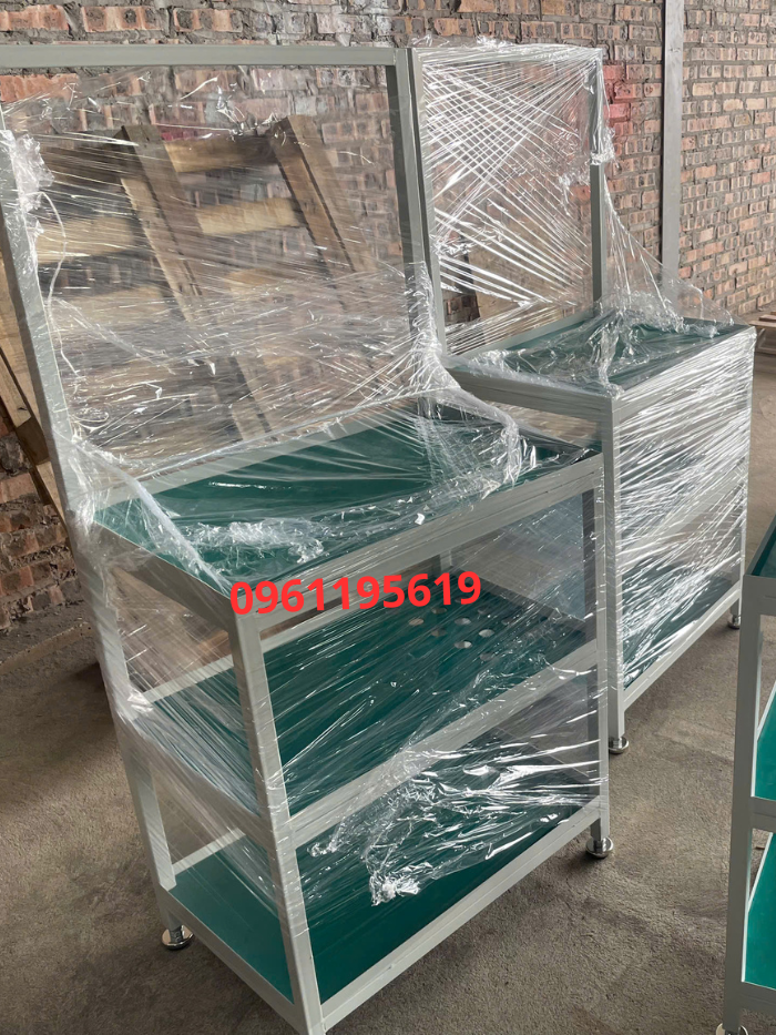Bàn thao tác 3 tầng sơn tĩnh điện