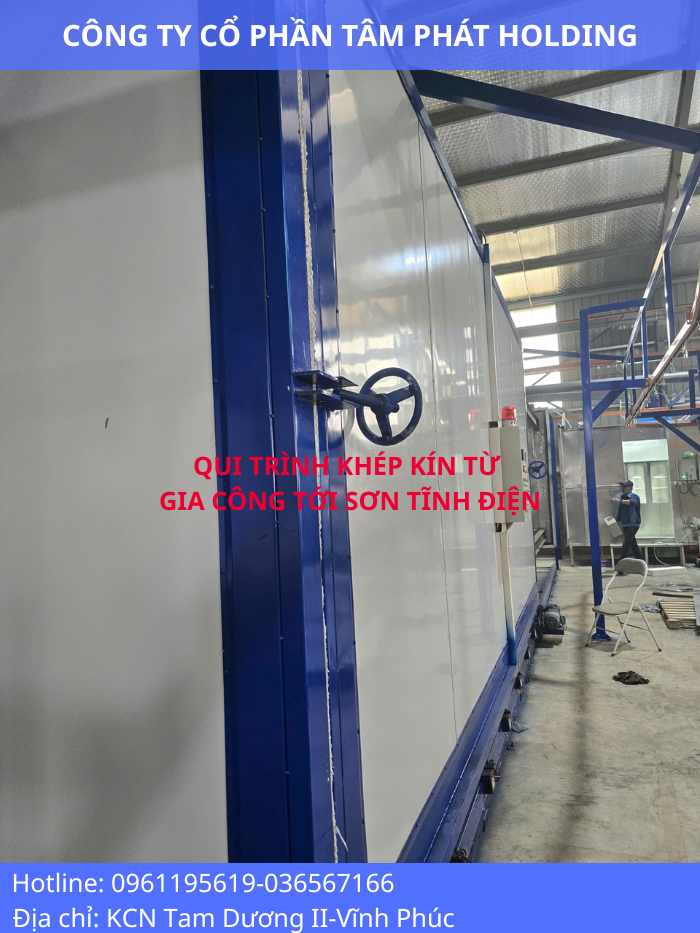 Sơn tĩnh điện khép kín