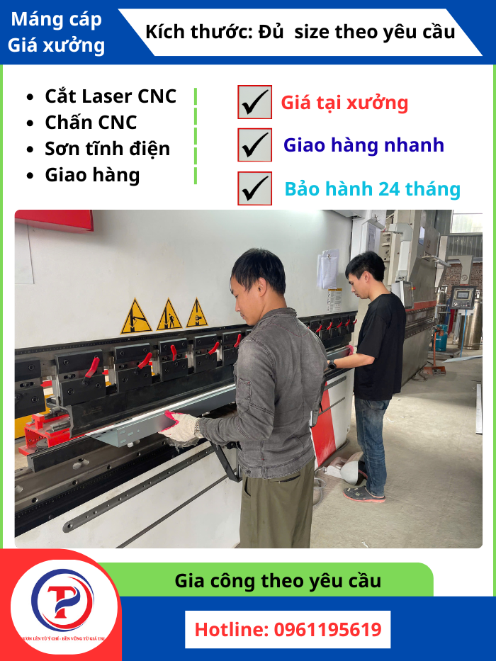 Máng cáp điện cho nhà xưởng