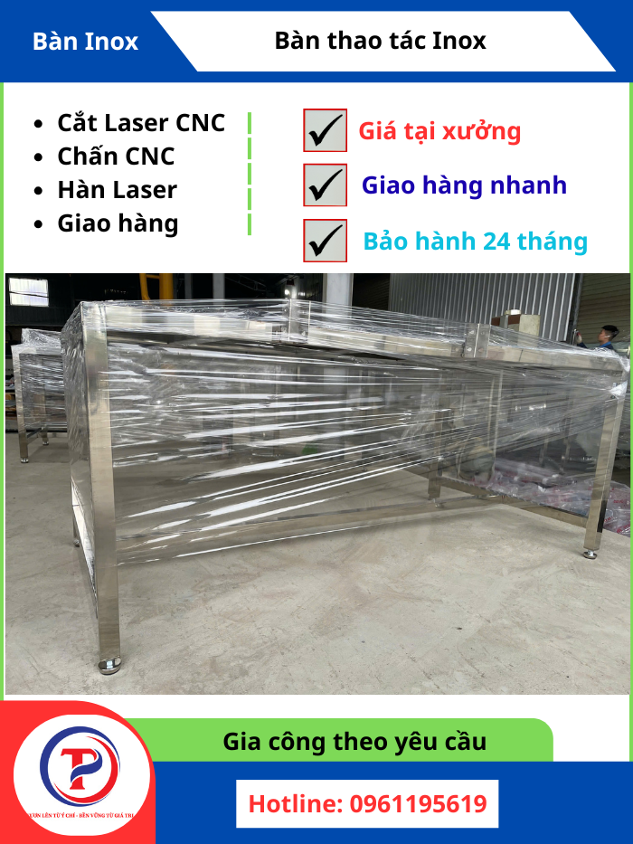 Bàn thao tác phòng sạch | Vĩnh Phúc | Phú Thọ