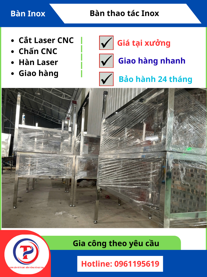 TOP công ty gia công inox số 1 tại Vĩnh Phúc, Phú Thọ cho nhà máy
