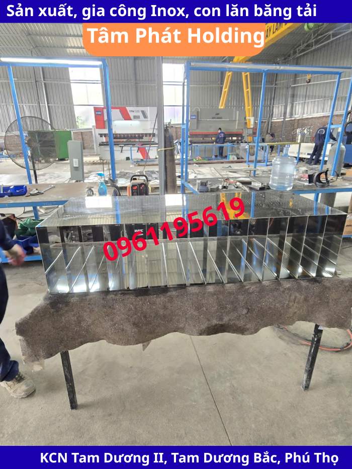 Thùng Inox 304 & Khay Inox Công Nghiệp