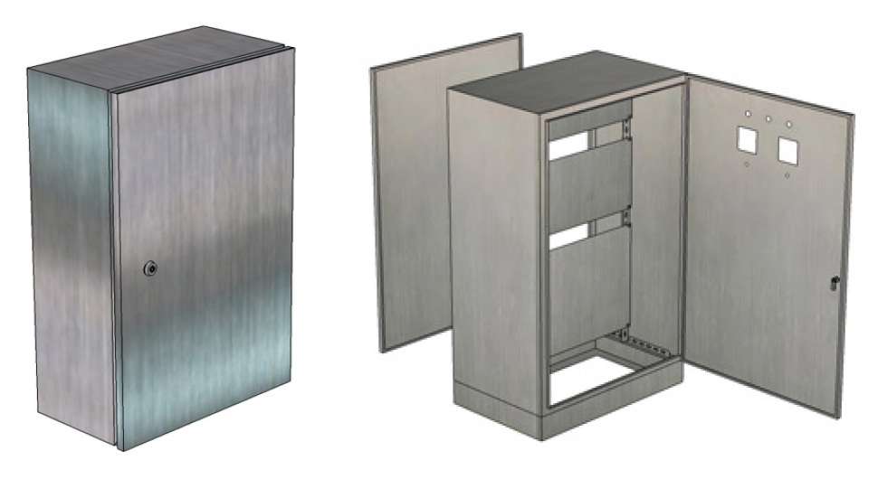 So Sánh Vỏ Tủ Điện Inox & Thép