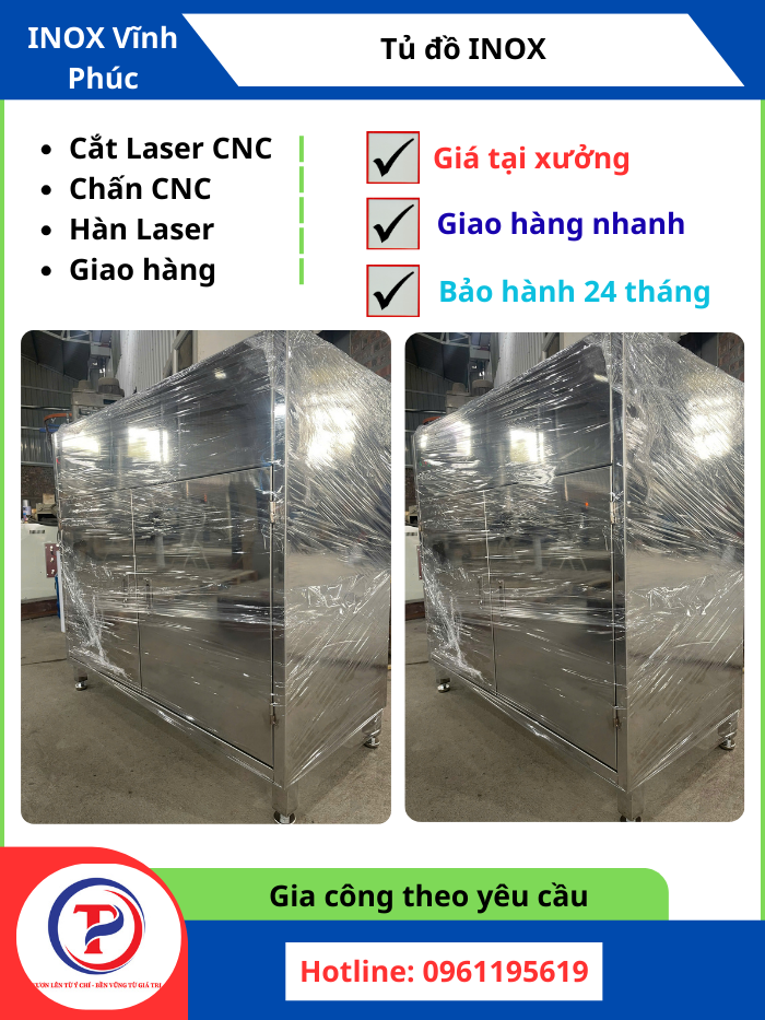 Xưởng gia công Inox Vĩnh Phúc & Phú Thọ