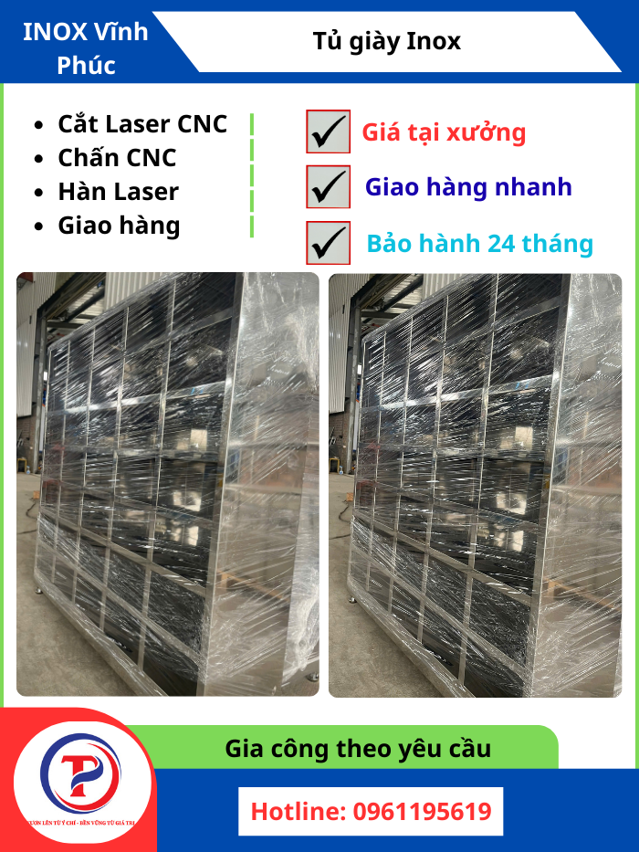 Xưởng gia công Inox Vĩnh Phúc & Phú Thọ