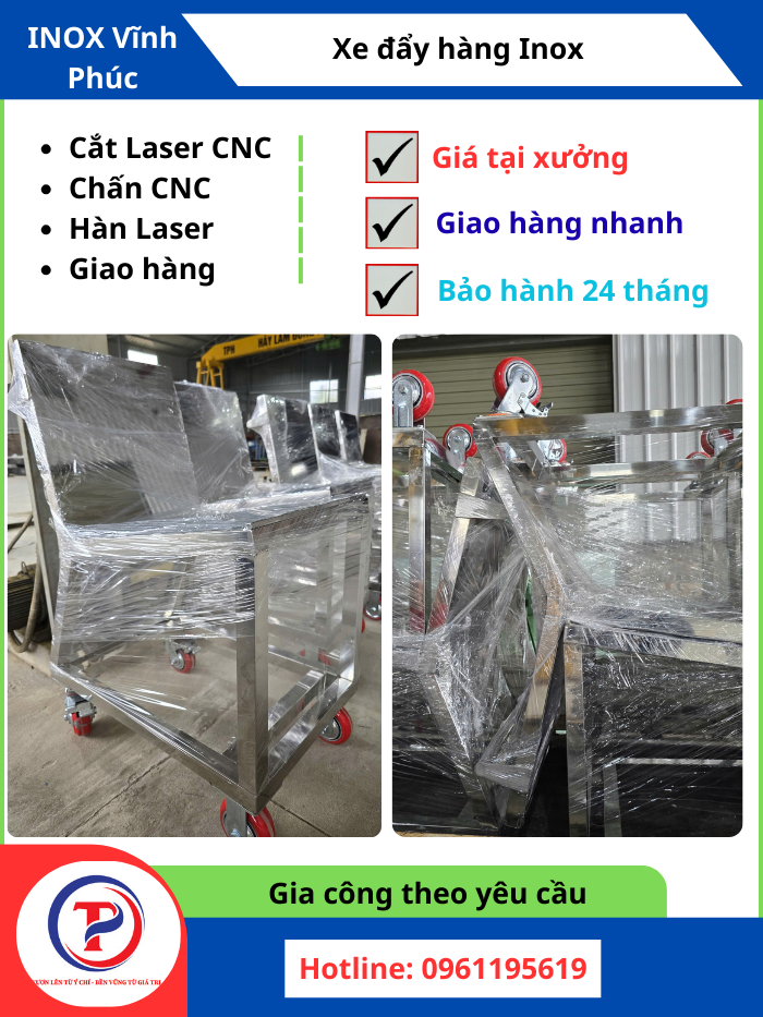 Xưởng gia công Inox Vĩnh Phúc & Phú Thọ